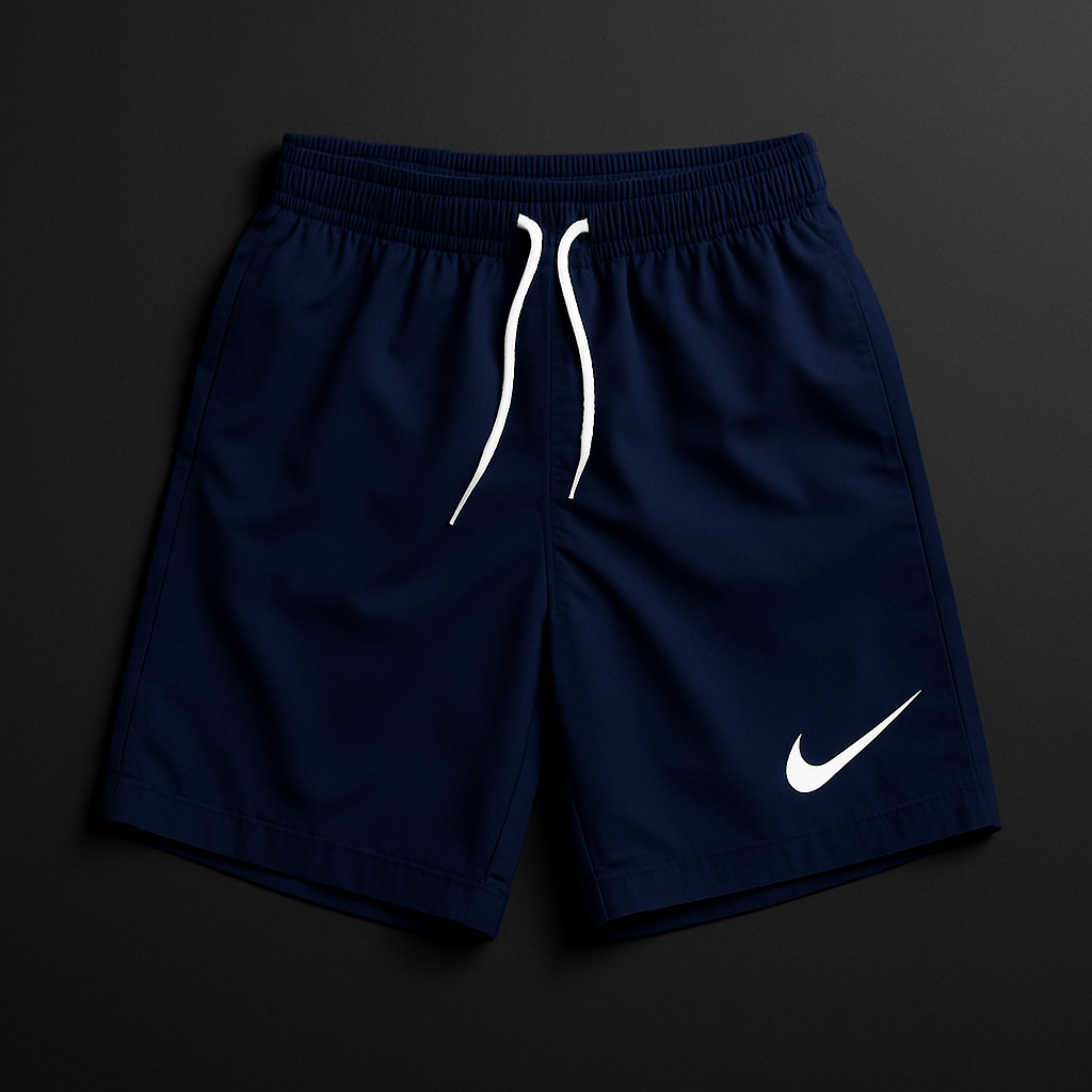 Pantaloneta Nike basic logo en pierna