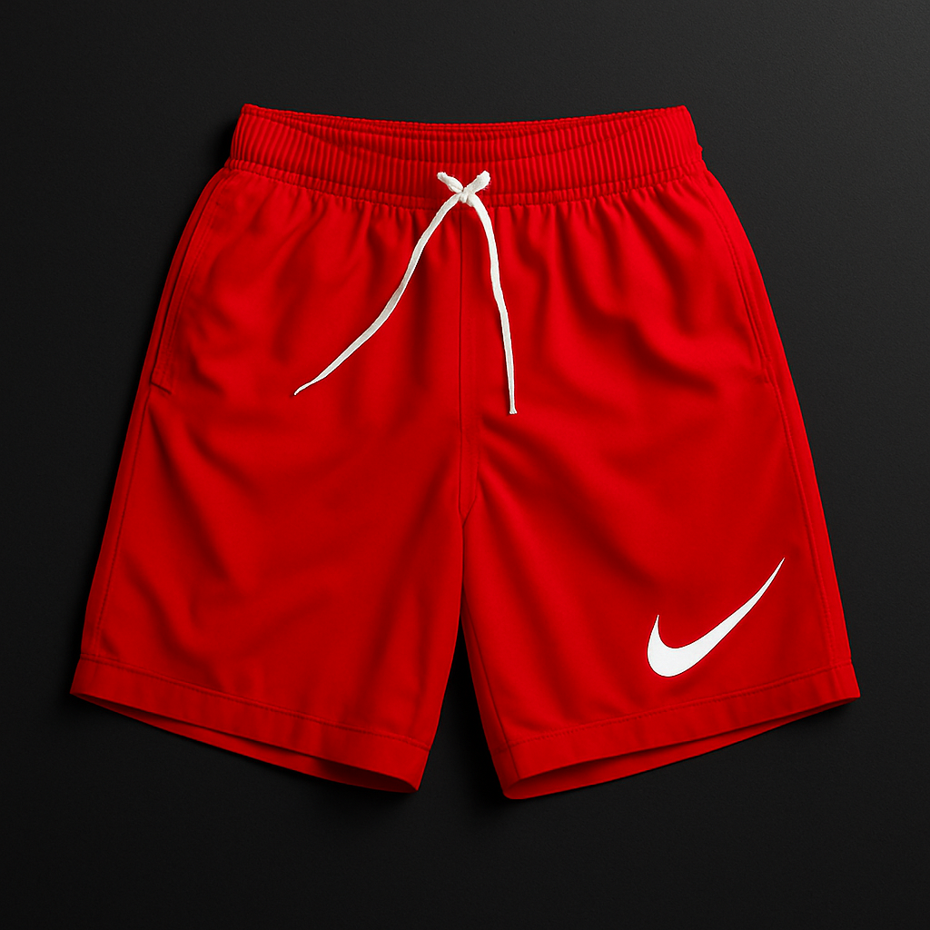 Pantaloneta Nike basic logo en pierna