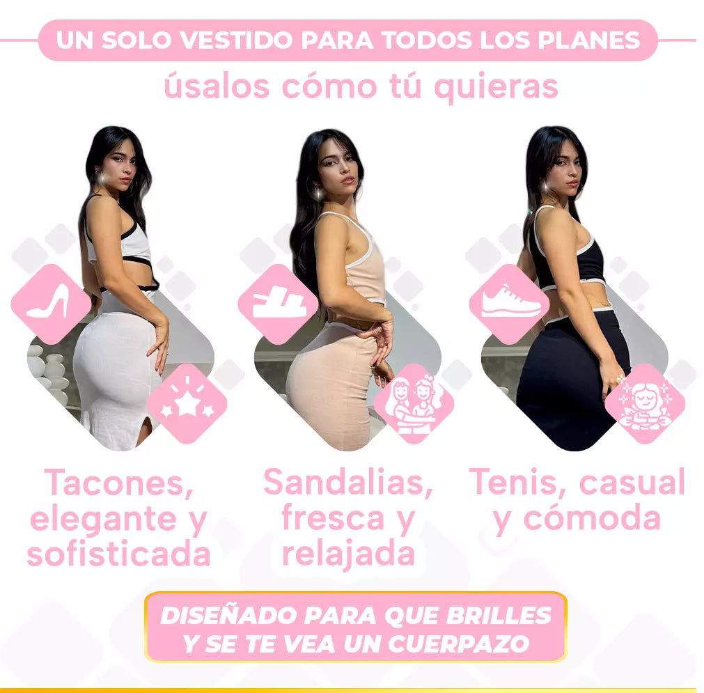 VESTIDO VALENCIA - EFECTO LIPO
