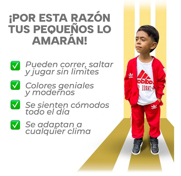 CONJUNTOS ADIDAS PARA TUS PEQUEÑOS