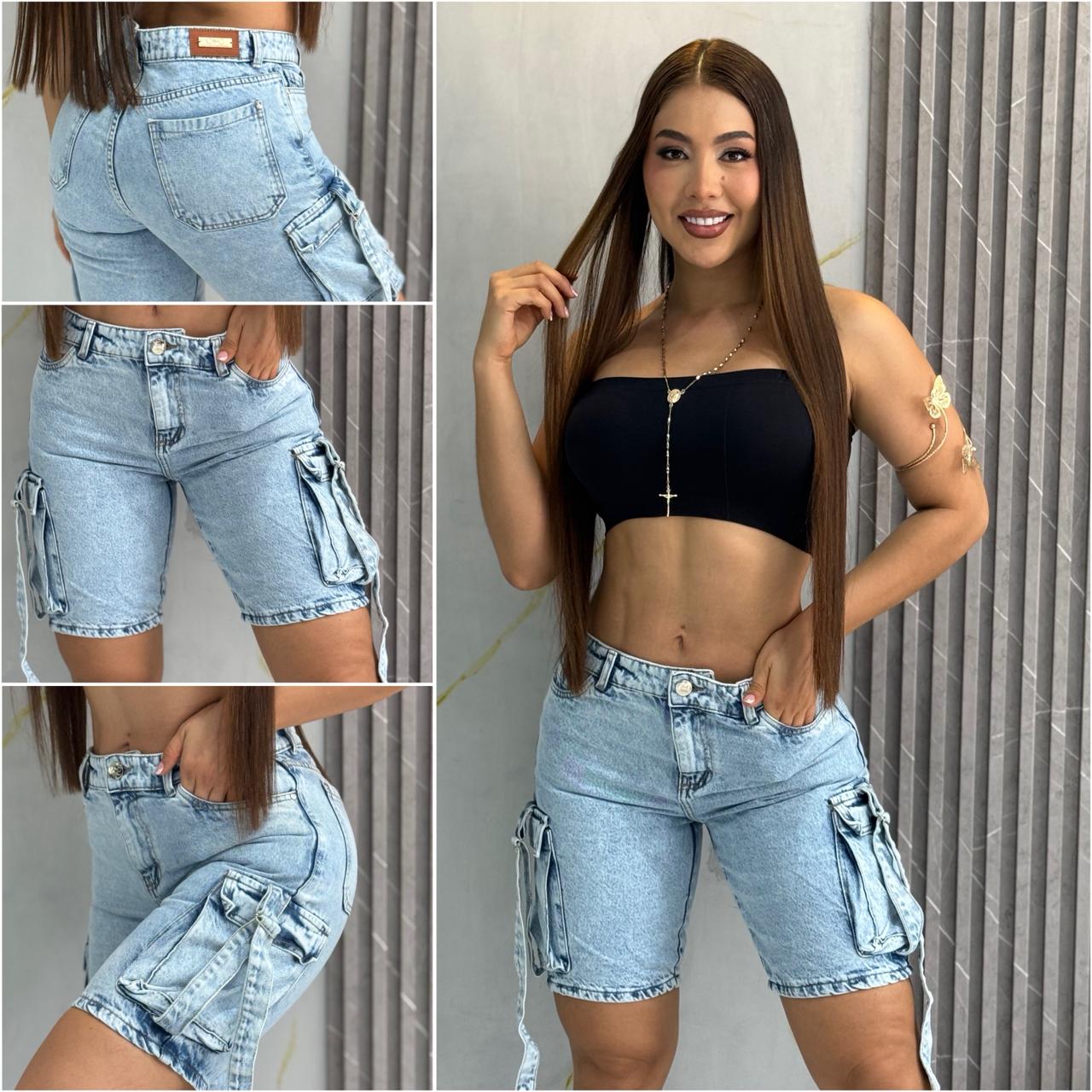 SHORT EN DENIM EXCLUSIVO