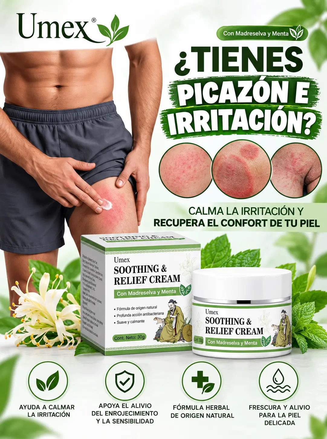 Crema Umex - Calmante y Aliviadora