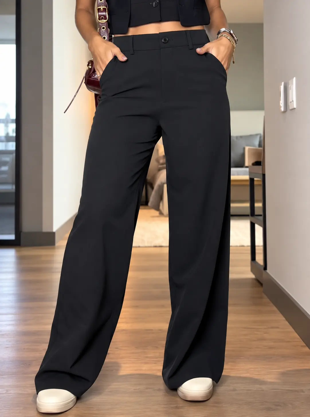 PANTALÓN CINTURA ALTA AJUSTE PERFECTO!