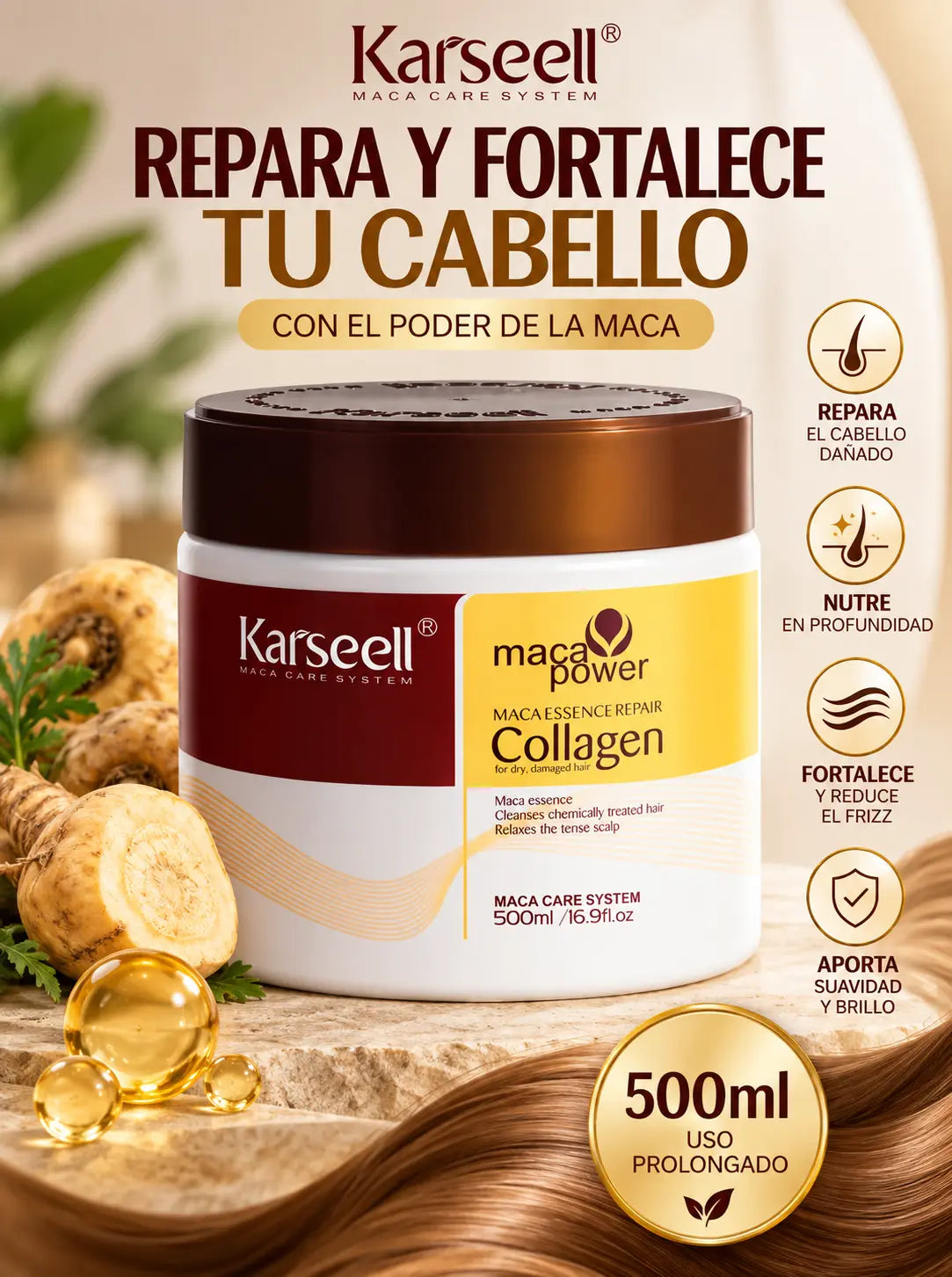 KARSEELL - Hidratación, suavidad y brillo