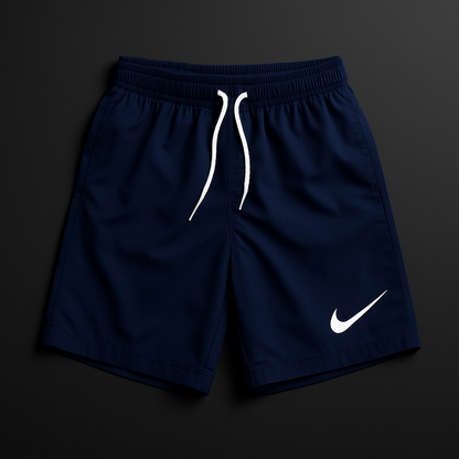 Pantaloneta Nike basic logo en pierna