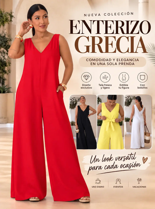 ENTERIZO GRECIA CON CINTURON