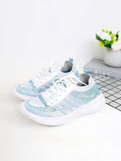 TENIS TIPO MEDIA BRILLANTE