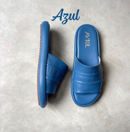 SANDALIA EN CUERO FLORESTA