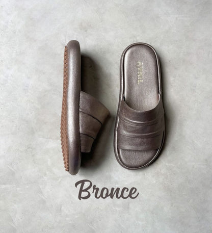 SANDALIA EN CUERO FLORESTA