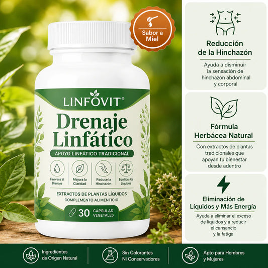 Linfovit | ¿Hinchazón, pesadez y líquidos retenidos?🌿
