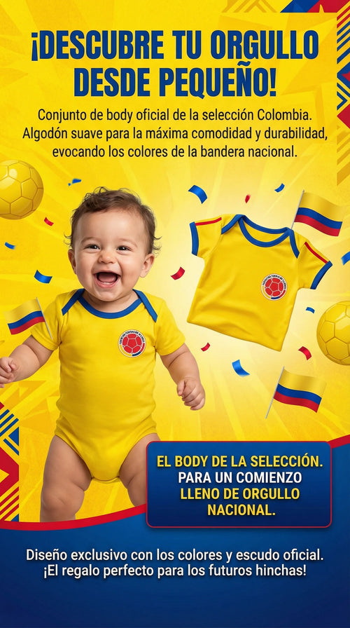 BODY PARA BEBES SELECCION COLOMBIA