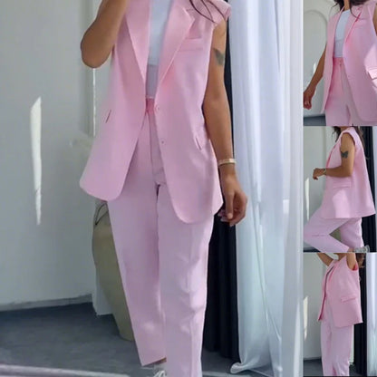 BLAZER - Pantalon - chaleco