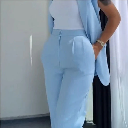 BLAZER - Pantalon - chaleco
